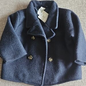 H&M Navy Kids Peacoat